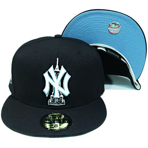New Era New York Yankees Navy Empire State & Statue of Liberty Patch 59FIFTY Fitted Hat