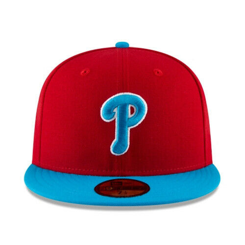 New Era Philadelphia Phillies Red/baby Blue 2018 Little League Classic Patch 59FIFTY Fitted Hat