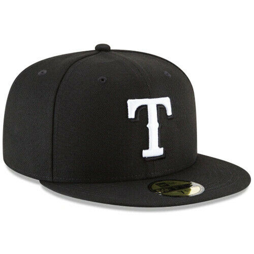 New Era Texas Rangers 59Fifty Basic Black 59FFTY Fitted Hat