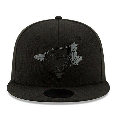 New Era Toronto Blue Jays Black Metal Badge MLB Logo 59FIFTY Fitted Hat