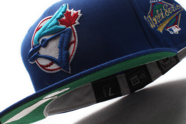 New Era Toronto Blue Jays 1993 World Series Green Undervisor 59FIFTY Fitted Hat