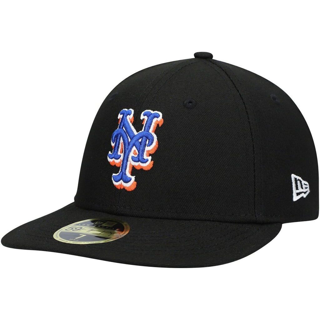 New Era Black New York Mets 2021 Turn Back The Clock Low Profile 59FIFTY Fitted Hat