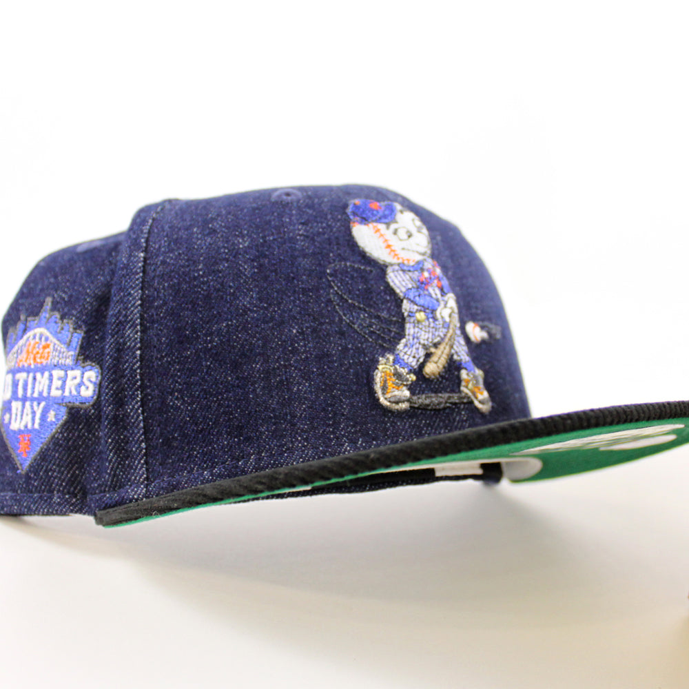 New Era New York Mets Old Timers Day Denim/Black Corduroy 59FIFTY Fitted Hat