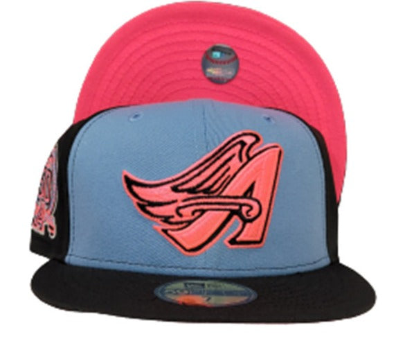 New Era Anaheim Angels Gender Reveal 50th Anniversary Pink UV 59FIFTY Fitted Hat