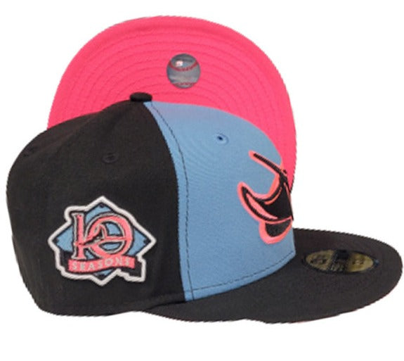 New Era Tampa Bay Rays Gender Reveal 10 Seasons Pink UV 59FIFTY Fitted Hat