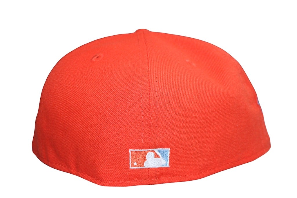 New Era New York Yankees Orange-Red 1996 World Series Icy Undervisor 59FIFTY Fitted Hat