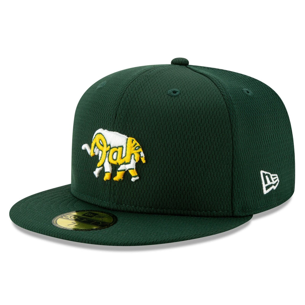 New Era Oakland Athletics Green 2021 Batting Practice 59FIFTY Fitted Hat