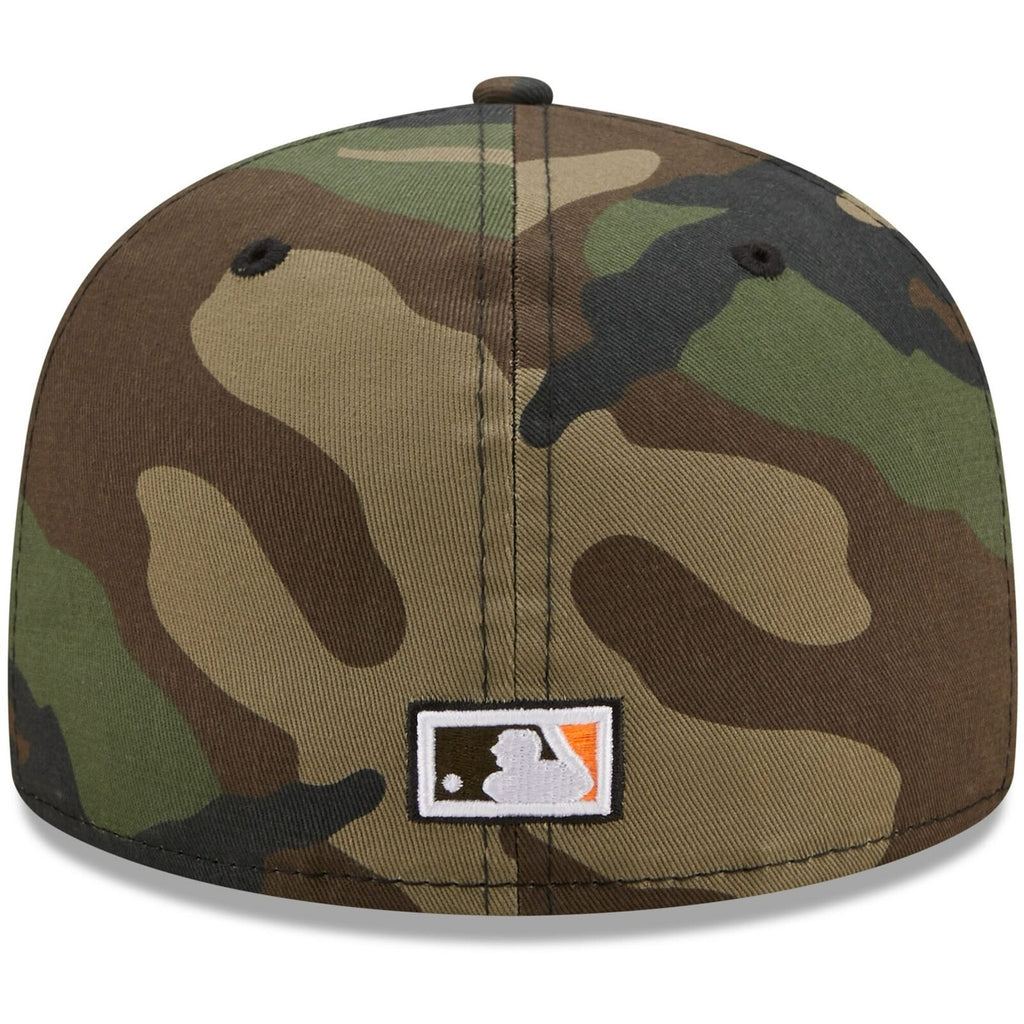 New Era Oakland Athletics Camo 50th Anniversary Flame Undervisor 59FIFTY Fitted Hat