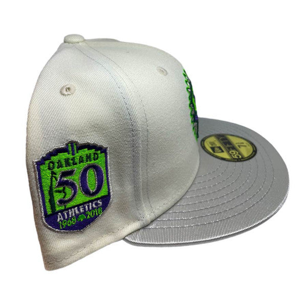 New Era Oakland Athletics Chrome "Hyphy" Stomper 50th Anniversary 59FIFTY Fitted Hat