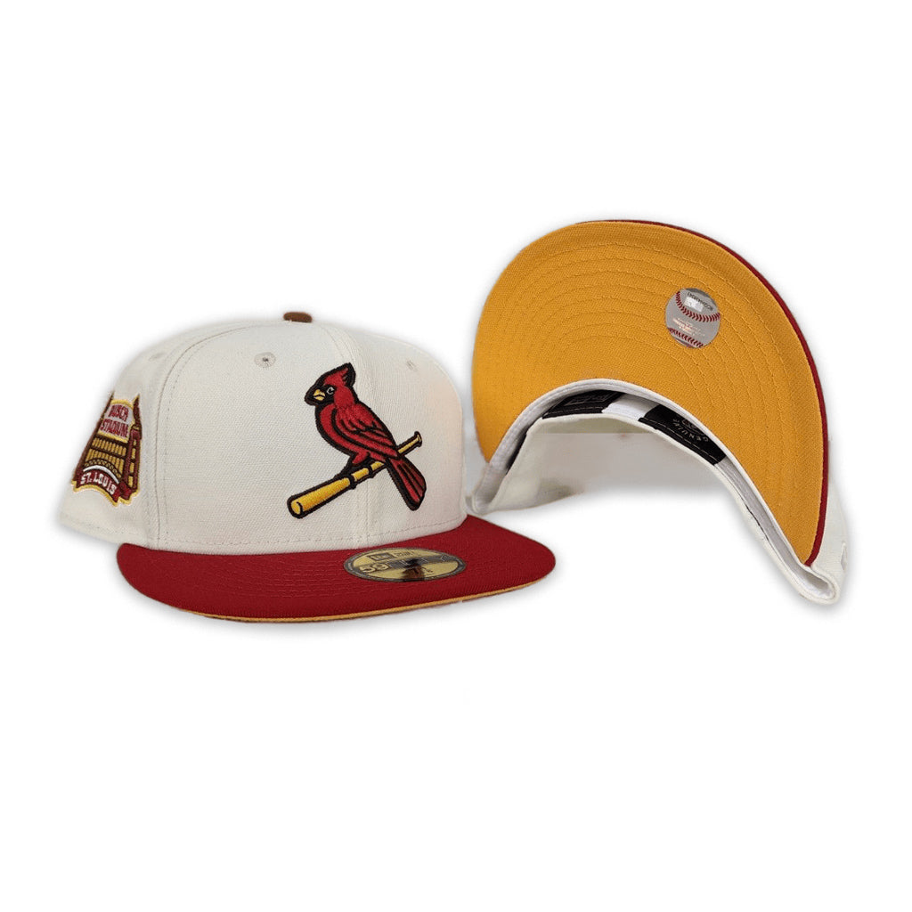 Casquette ajustée New Era 59FIFTY pour homme, motif Cardinals de Saint-Louis, rouge City Patch
