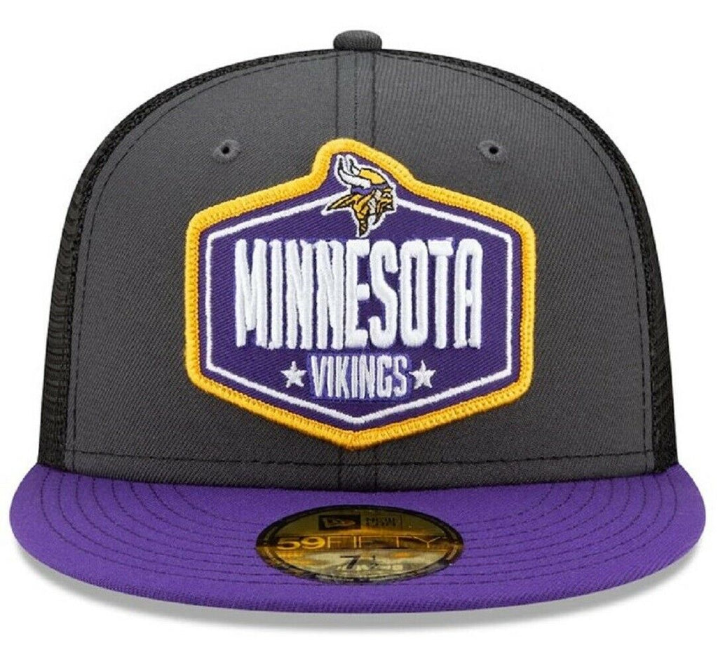 New Era Minnesota Vikings NFL Draft 2021 59FIFTY Fitted Hat