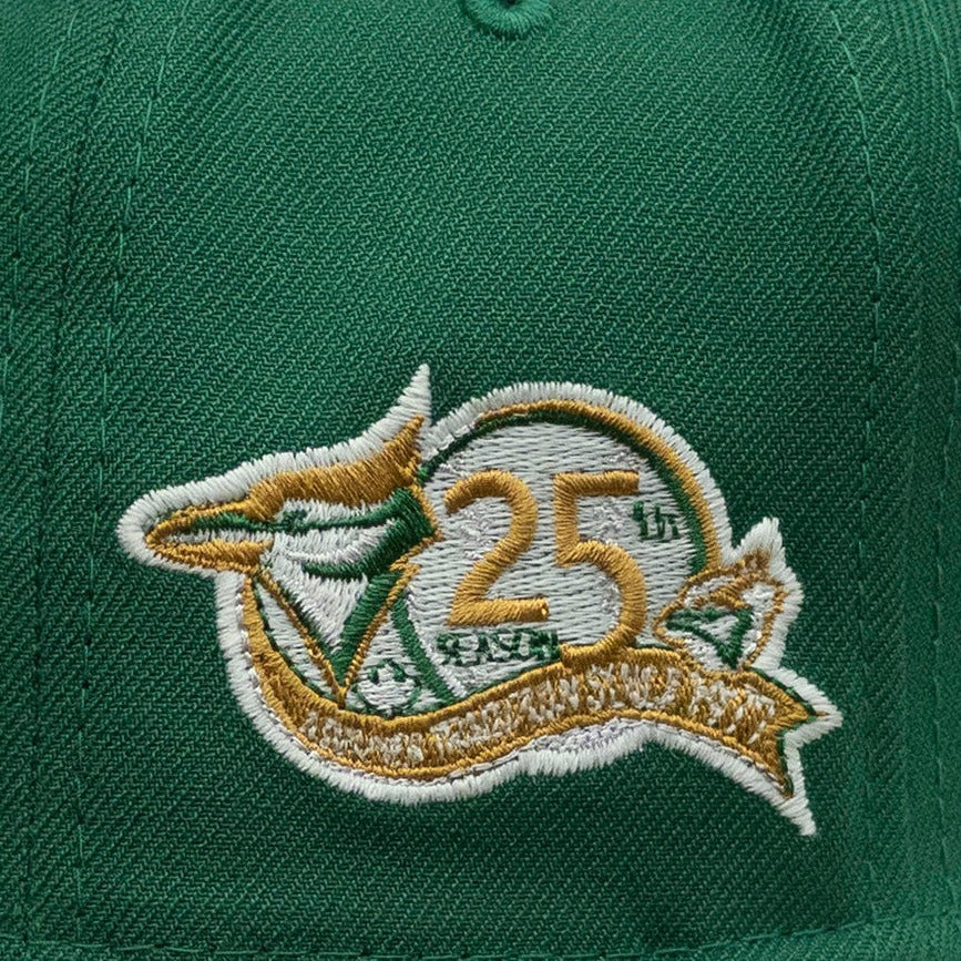 New Era x FAM Toronto Blue Jays Green 25th Anniversary Brown UV 59FIFTY Fitted Hat