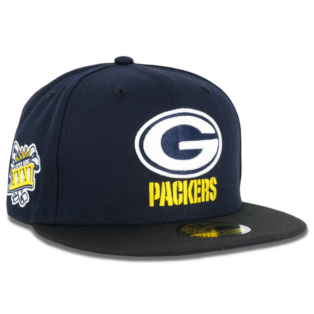 New Era Green Bay Packers Lightning 59FIFTY Fitted Hat