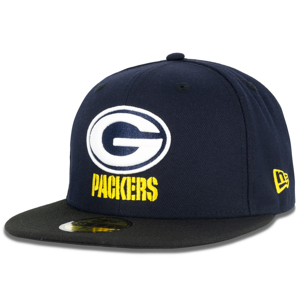 New Era Green Bay Packers Lightning 59FIFTY Fitted Hat