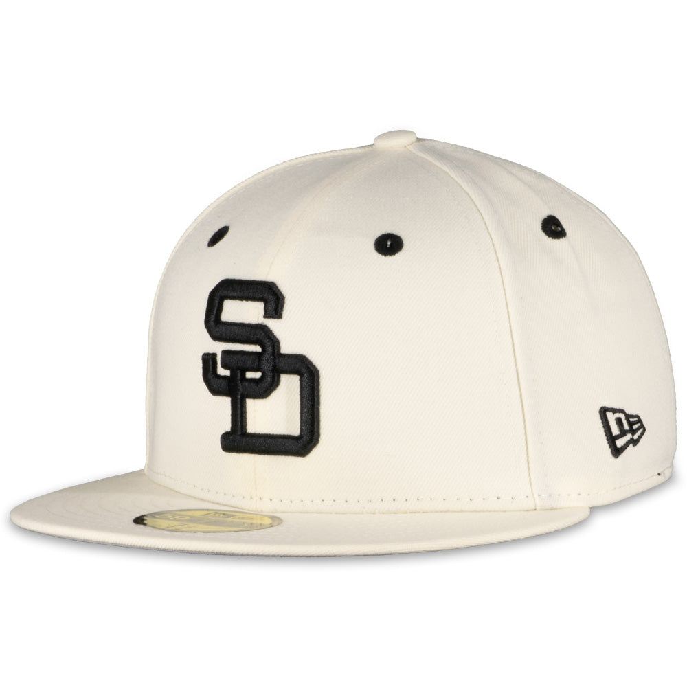 New Era San Diego Padres White Ivory Box Score 2023 59FIFTY Fitted Hat