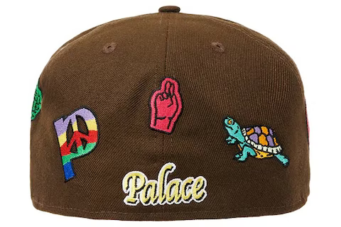 New Era x Palace Jesus Dark Brown 59FIFTY Fitted Hat