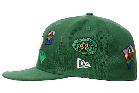New Era x Palace Jesus Dark Green 59FIFTY Fitted Hat