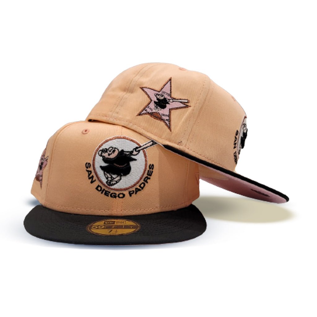 New Era San Diego Padres Swinging Friar Peach/Black 1978 AllStar Game