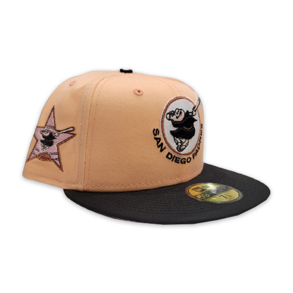 New Era San Diego Padres Swinging Friar Peach/Black 1978 AllStar Game