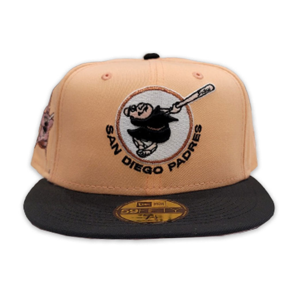 New Era San Diego Padres Swinging Friar Peach/Black 1978 All-Star Game 59FIFTY Fitted Hat