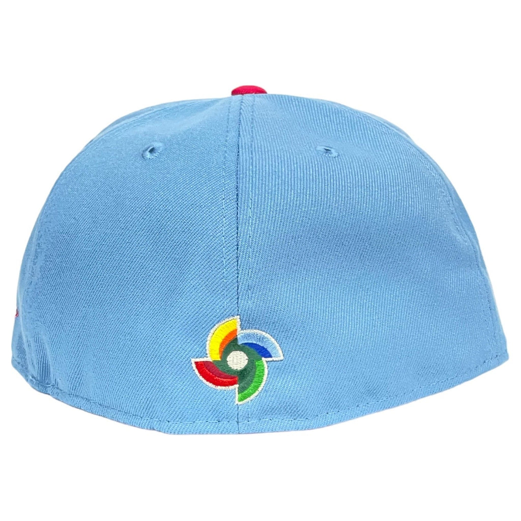 New Era Mexico WBC Mexican Flag Baby Blue/Hot Pink 59FIFTY Fitted Hat