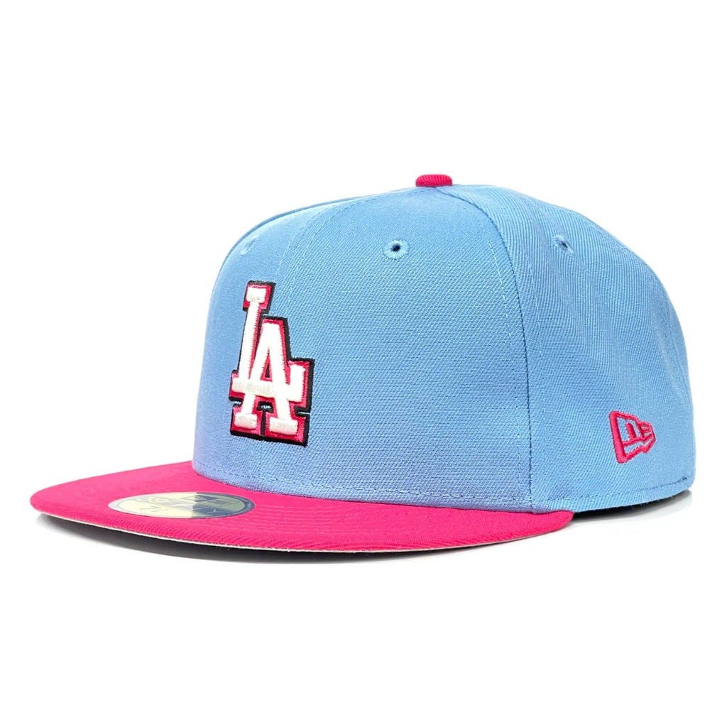 New Era Los Angeles Dodgers Mexican Flag Baby Blue/Hot Pink 59FIFTY Fitted Hat