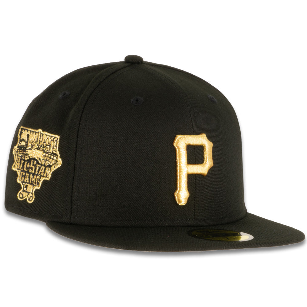 New Era x JS Pittsburgh Pirates Black & Gold 2023 59FIFTY Fitted Hat