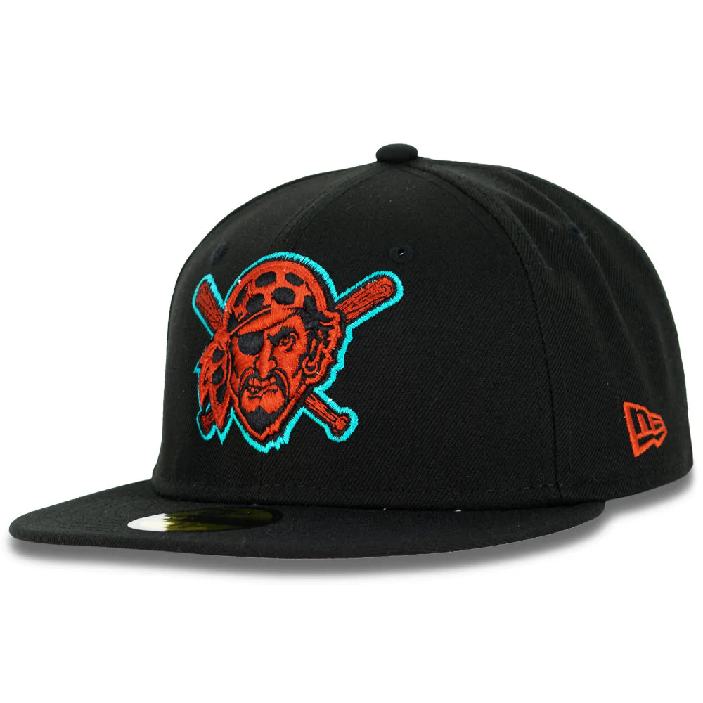 New Era x Just Sports Pittsburgh Pirates Red Rock 59FIFTY Fitted Hat