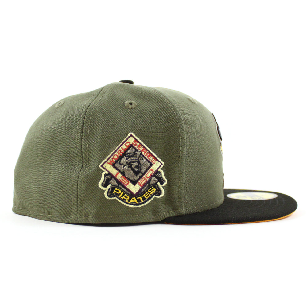 New Era Pittsburgh Pirates Olive Green/Black 1960 World Series 59FIFTY Fitted Hat