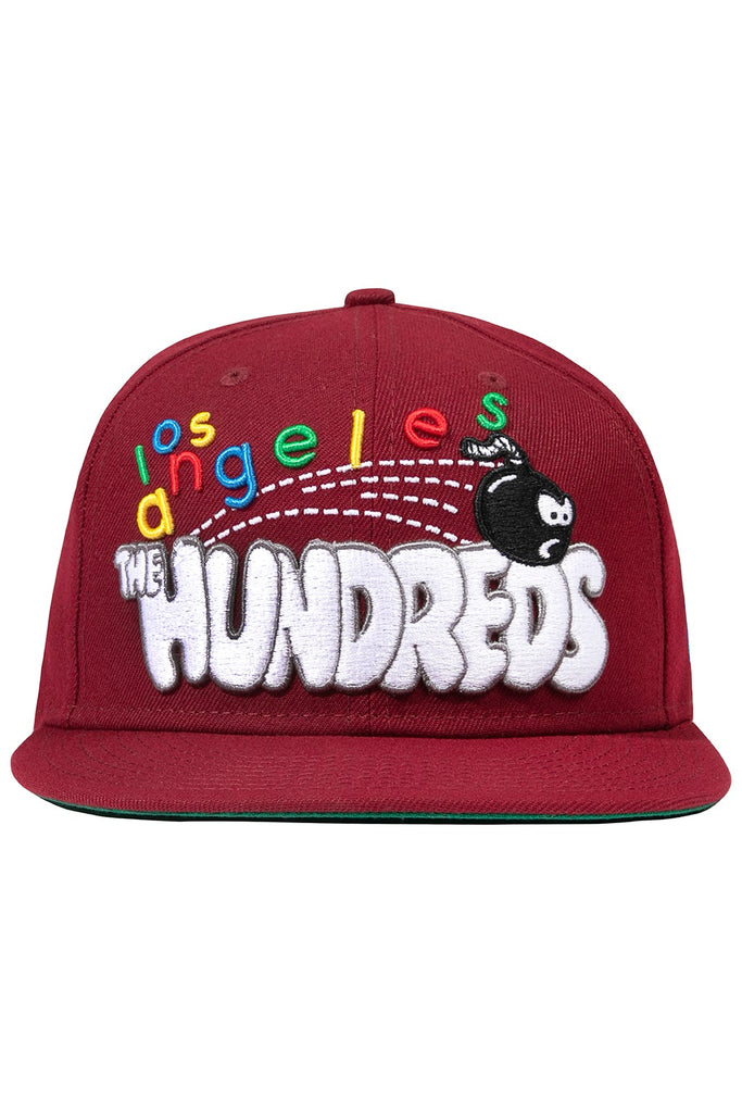 New Era x Los Angeles The Hundreds Burgundy 59FIFTY Fitted Hat