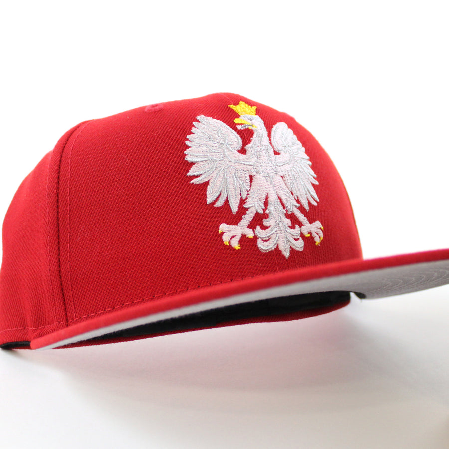 New Era Polish Eagle Red 59FIFTY Fitted Hat