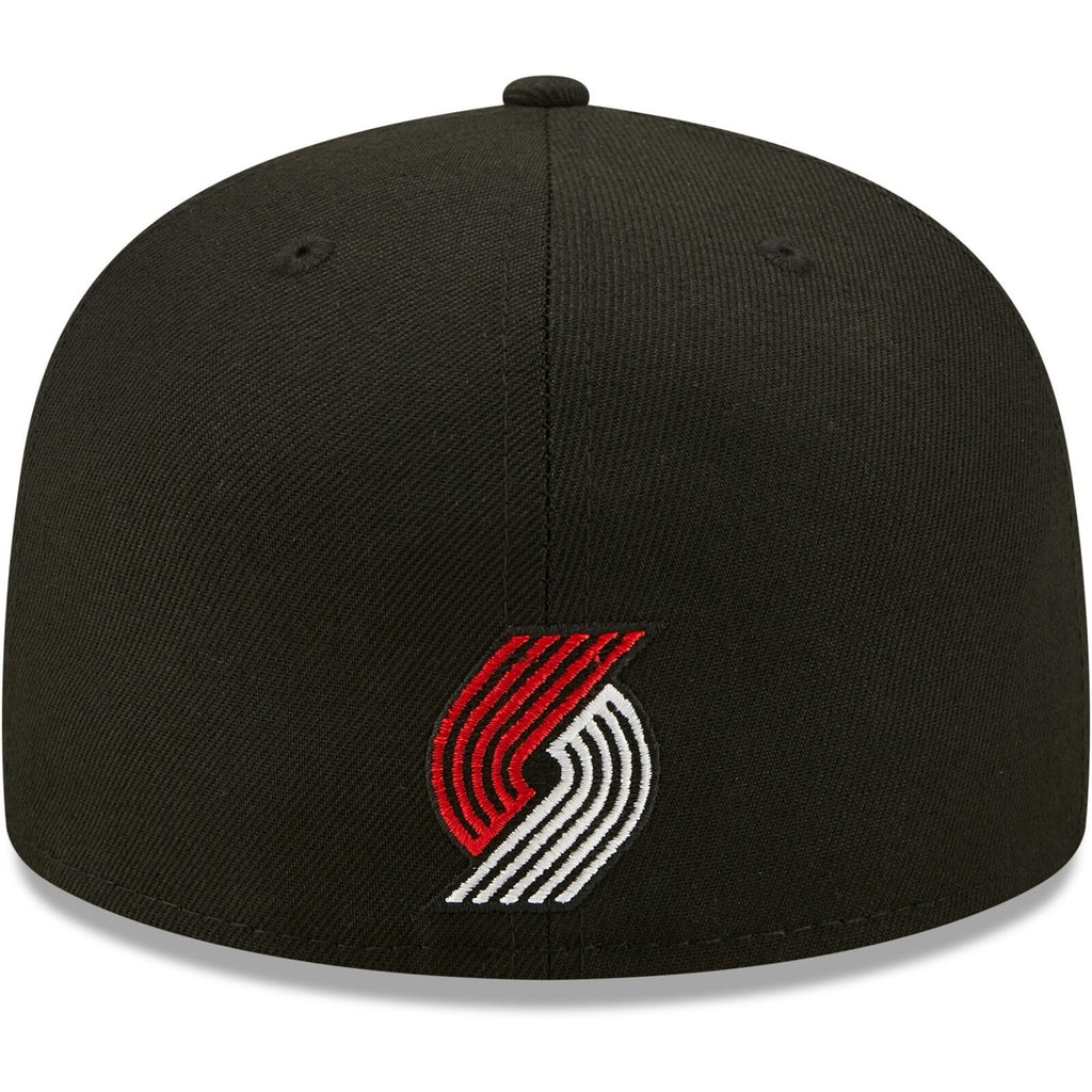 New Era Portland Trail Blazers Black Scored 59FIFTY Fitted Hat