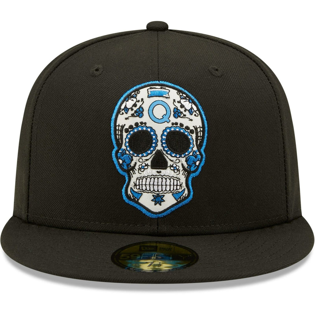 New Era Black Queretaro FC 59FIFTY Sugar Skull Fitted Hat