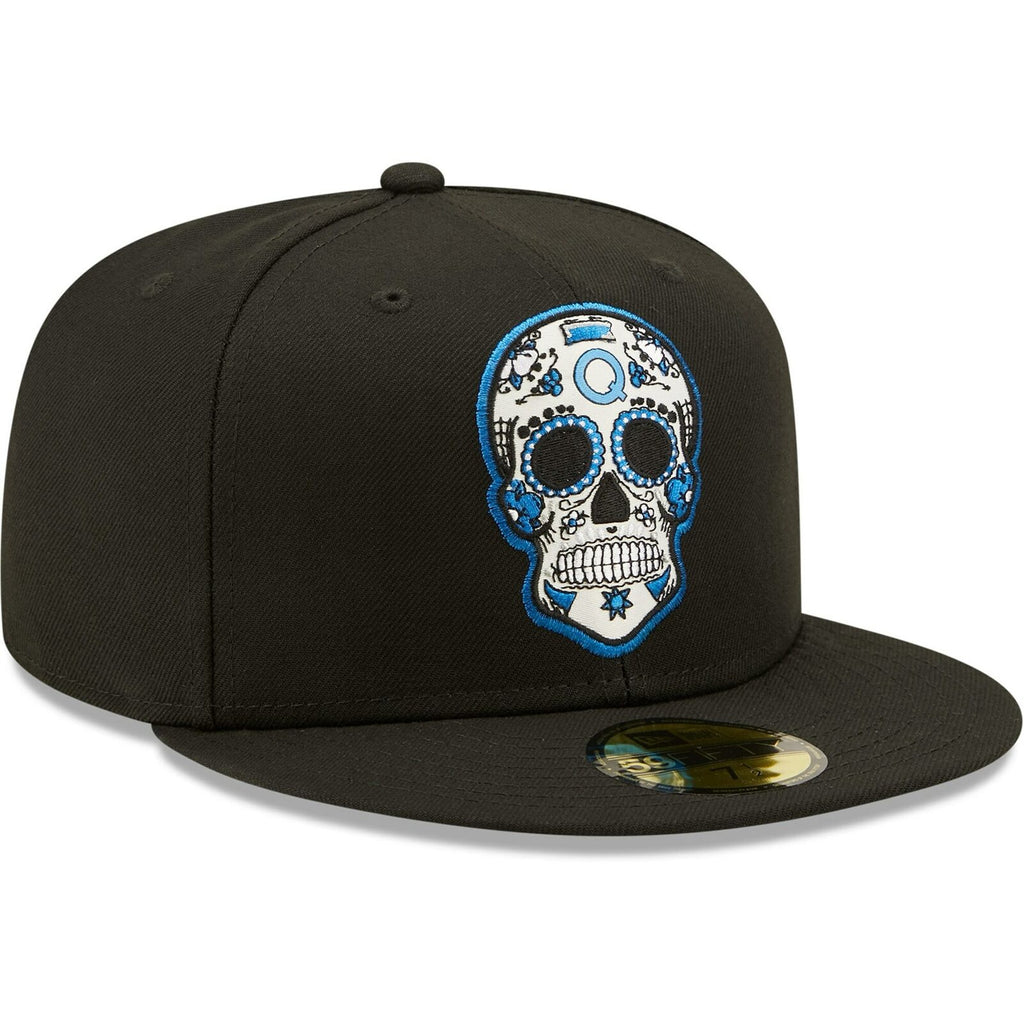 New Era Black Queretaro FC 59FIFTY Sugar Skull Fitted Hat