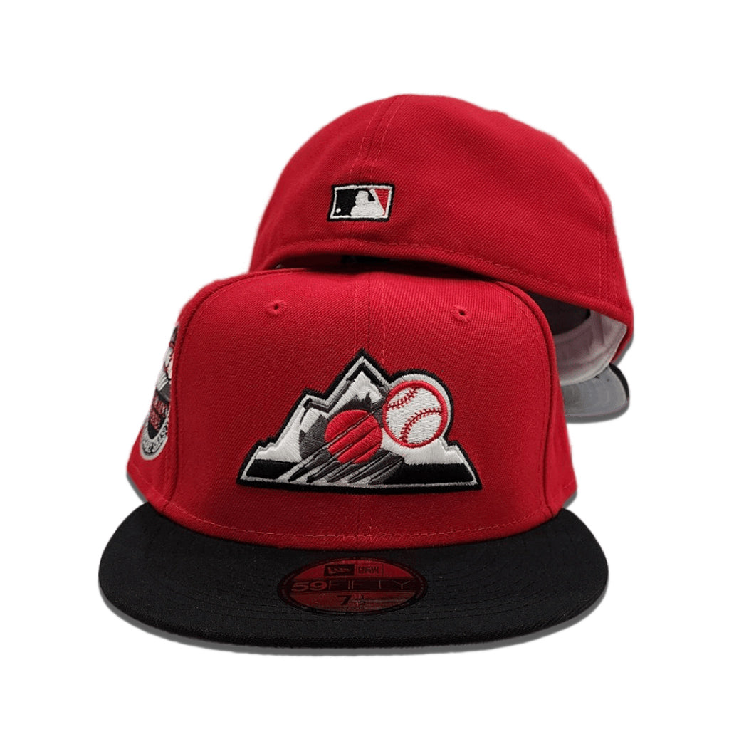 New Era Colorado Rockies 10th Years Anniversary Red/Black 59FIFTY Fitted Hat