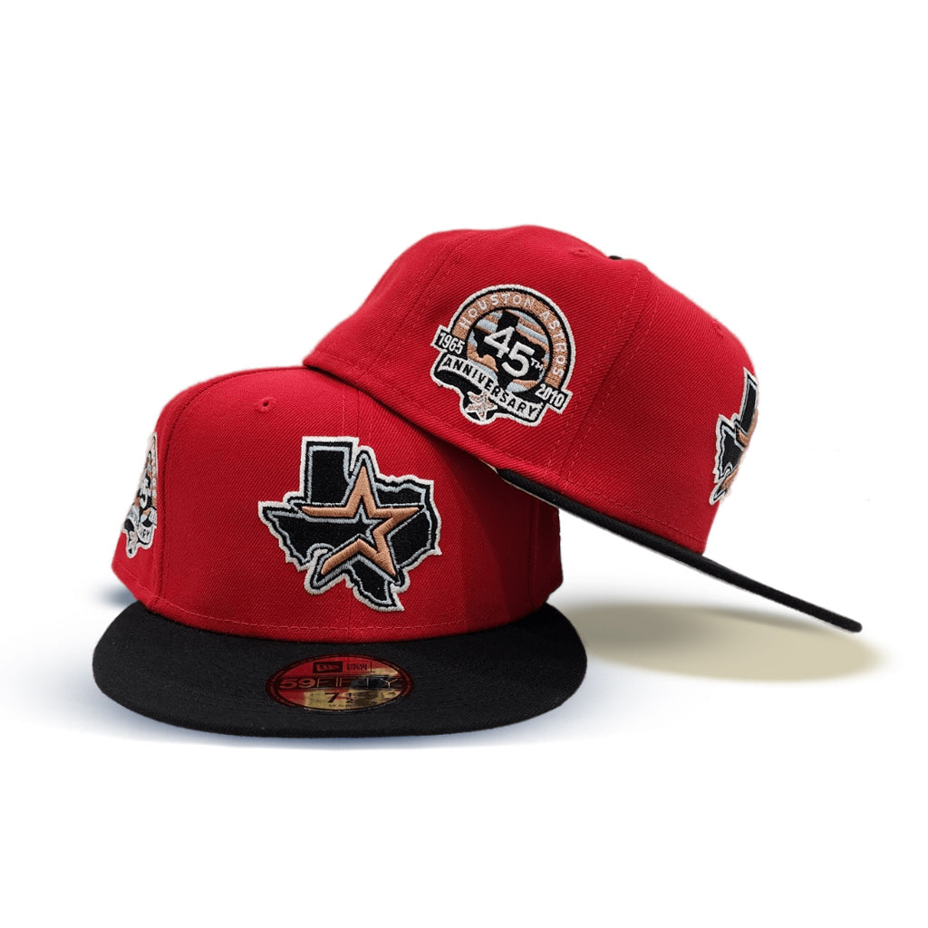 New Era Houston Astros 45th Anniversary Red/Black 59FIFTY Fitted Hat