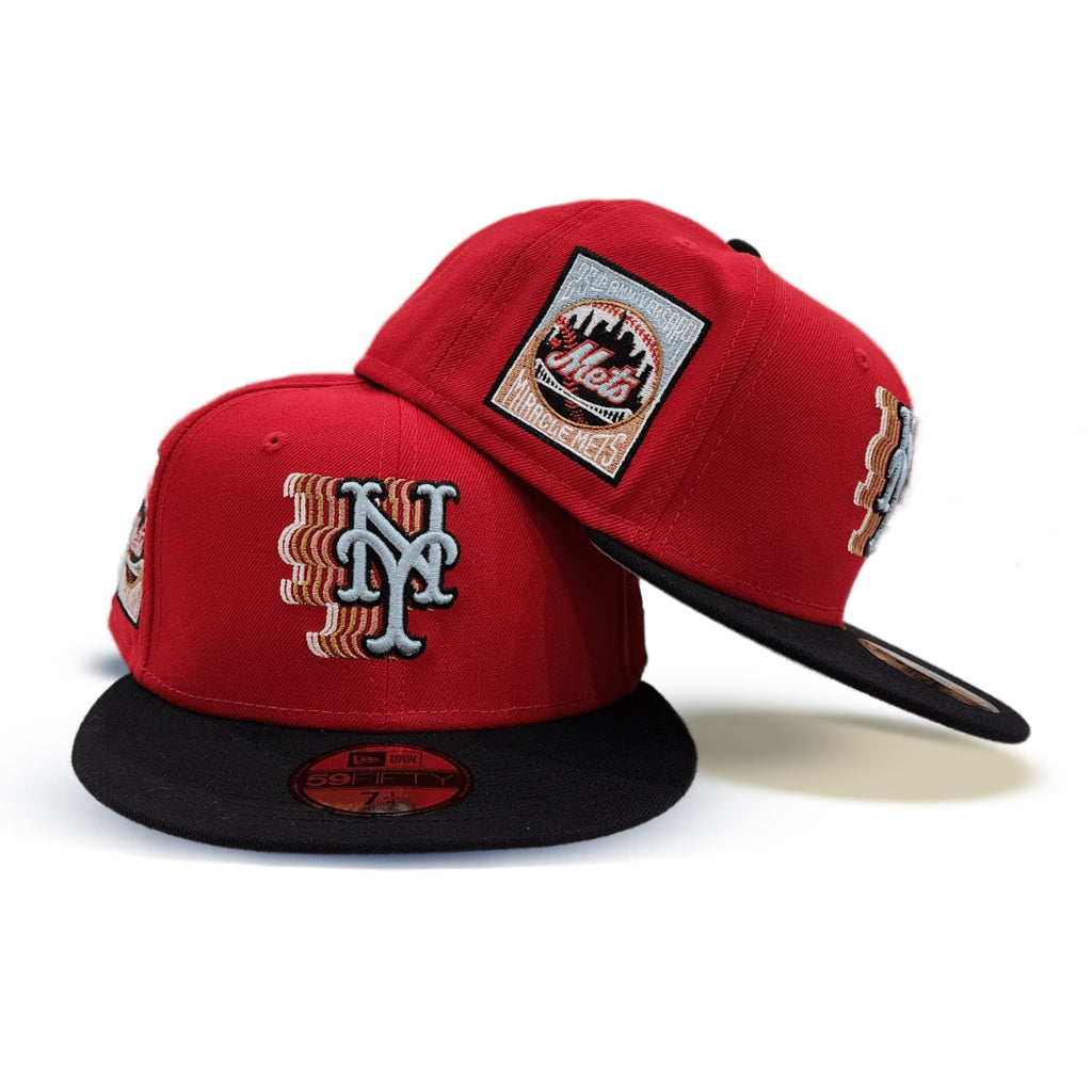 New Era New York Mets 25th Anniversary Red/Black 59FIFTY Fitted Hat