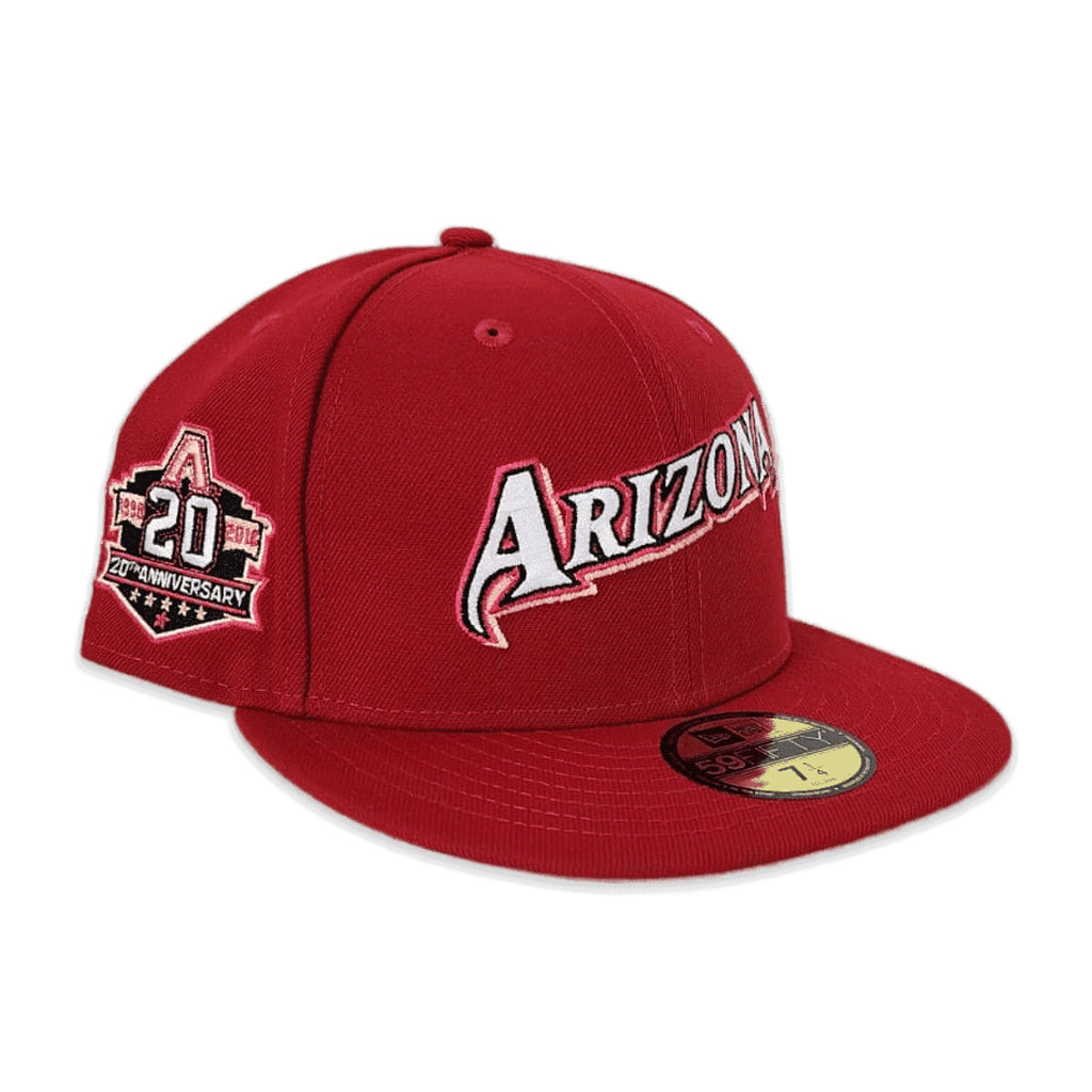 New Era Arizona Diamondbacks 20th Anniversary Red/Grey UV 59FIFTY Fitted Hat