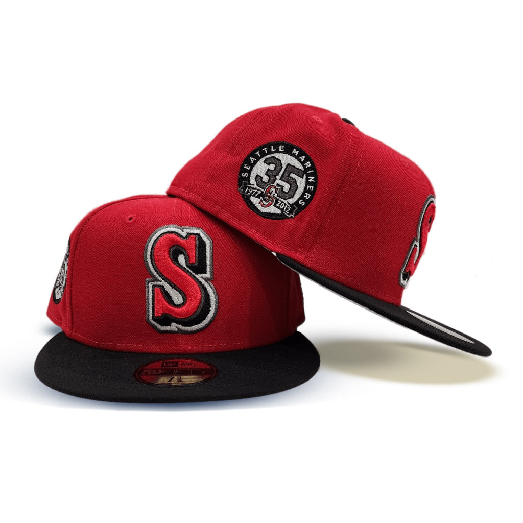 New Era Seattle Mariners 35th Anniversary Red/Black 59FIFTY Fitted Hat