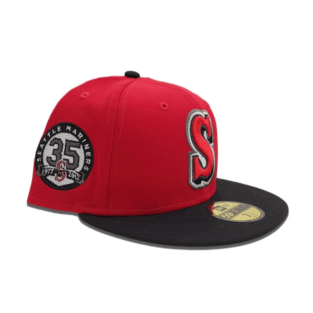 New Era Seattle Mariners 35th Anniversary Red/Black 59FIFTY Fitted Hat