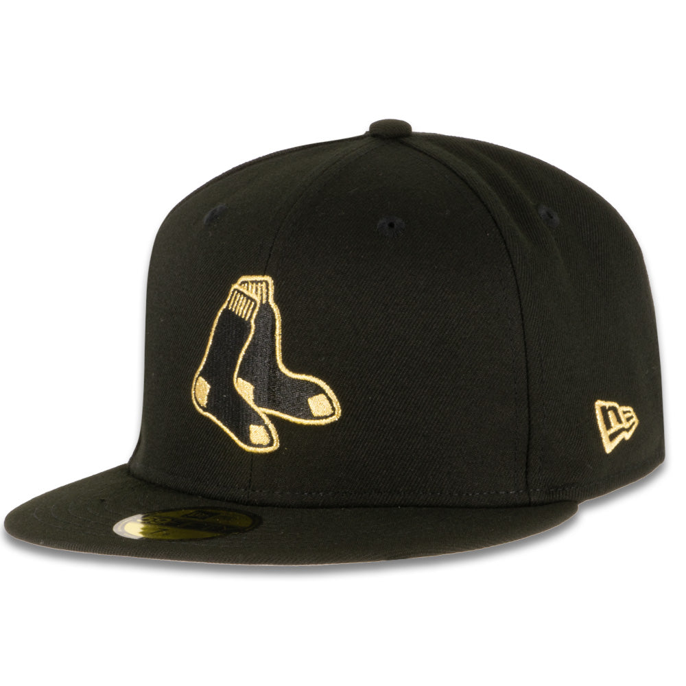 New Era x JS Boston Red Sox Black & Gold 2023 59FIFTY Fitted Hat