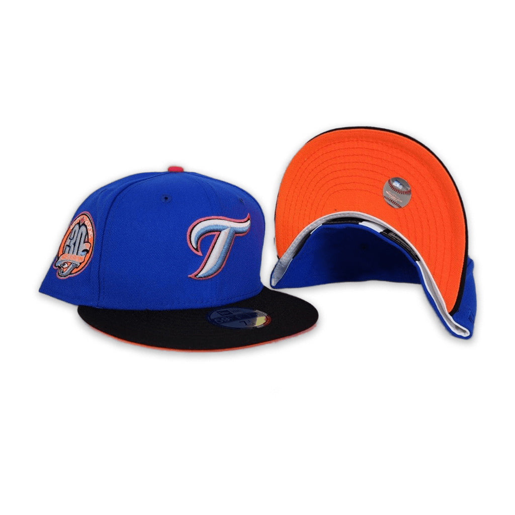 New Era Toronto Blue Jays Blue/Black 30th Anniversary Orange UV 59FIFTY Fitted Hat
