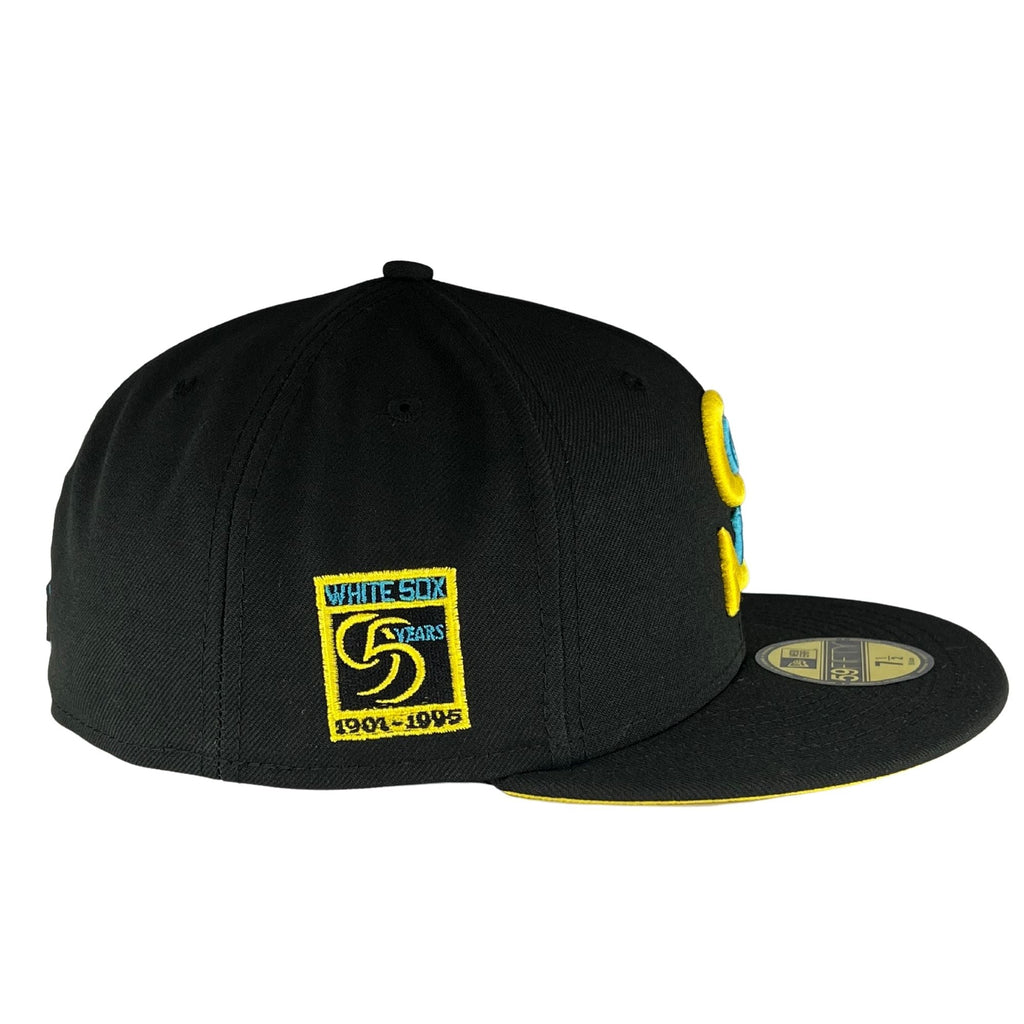 New Era Chicago White Sox Black/Yellow/Teal 'Comic Book' Inspired 59FIFTY Fitted Hat