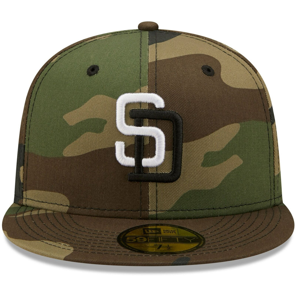 New Era San Diego Padres Camo 1998 World Series Flame Undervisor 59FIFTY Fitted Hat