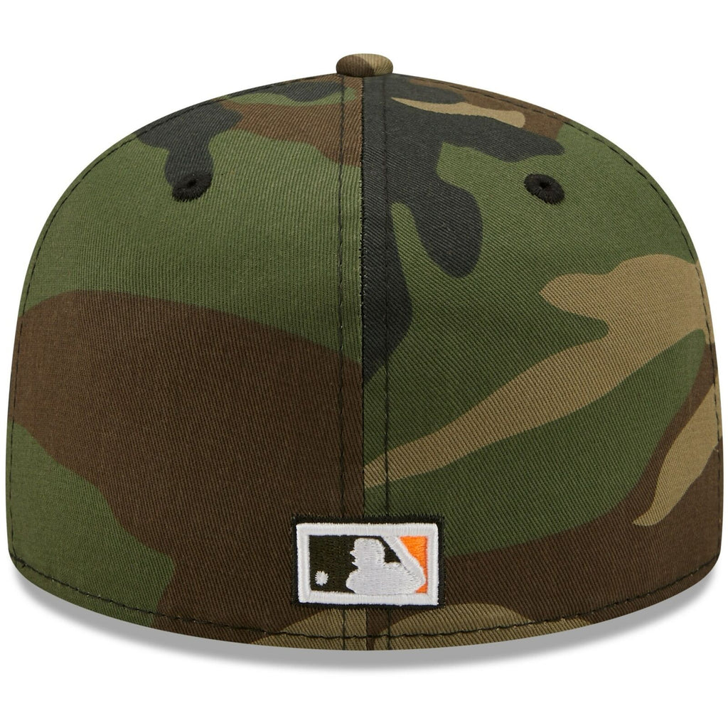New Era San Francisco Giants Camo Tell It Goodbye Flame Undervisor 59FIFTY Fitted Hat