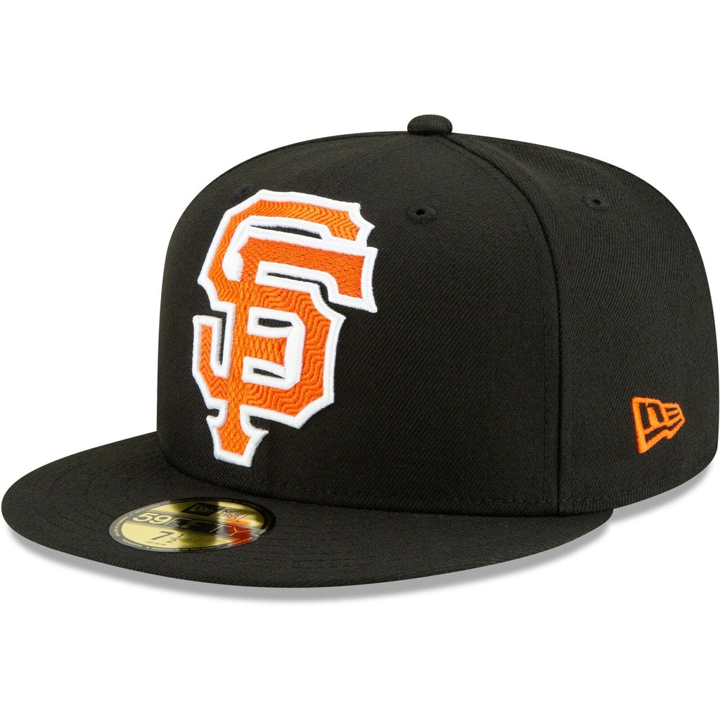New Era San Francisco Giants Black/Orange Threads 59FIFTY Fitted Hat