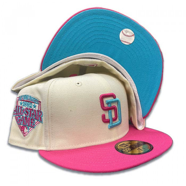 New Era San Diego Padres Chrome Two-Tone 1992 All-Star Game 59FIFTY Fitted Hat