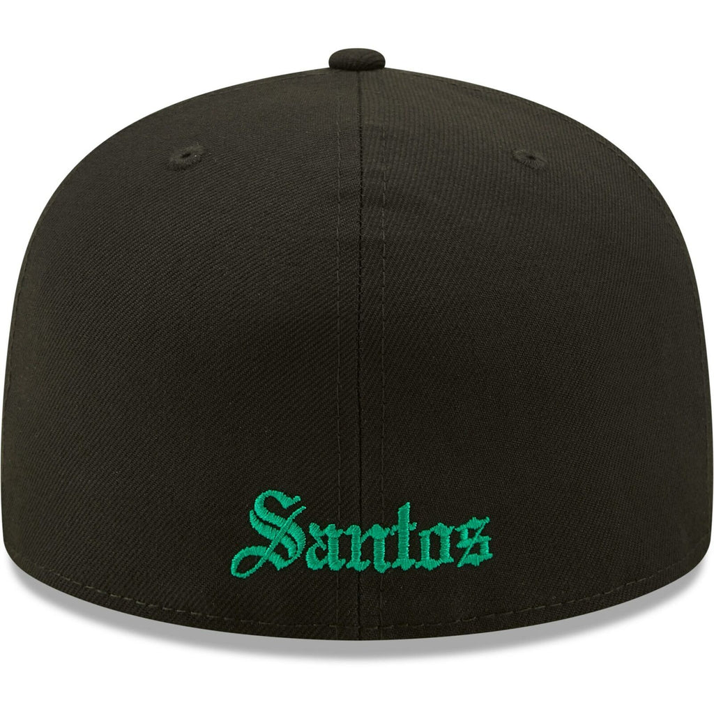 New Era Black Santos Laguna 59FIFTY Sugar Skull Fitted Hat