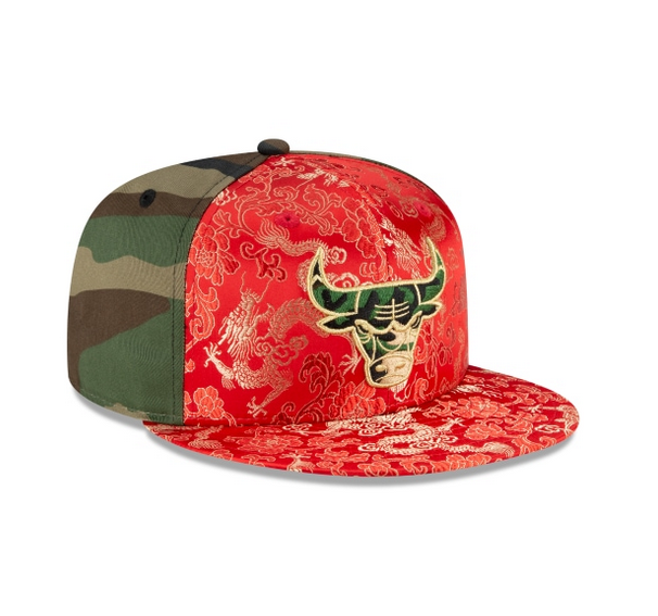 New Era Chicago Bulls Dragon Satin 59Fifty Fitted Hat