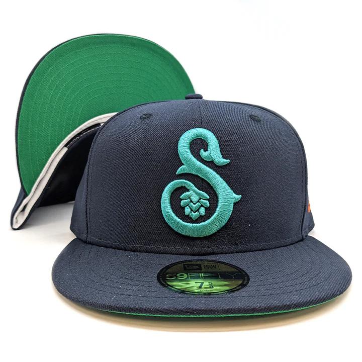 New Era Seaforth Hops Navy/Teal 59FIFTY Fitted Hat